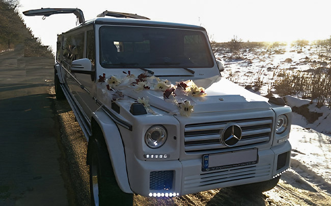 Аренда Лимузин Mercedes G-Class (Кубик) на свадьбу Житомир