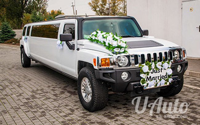 аренда авто Лимузин Hummer H2 на свадьбу