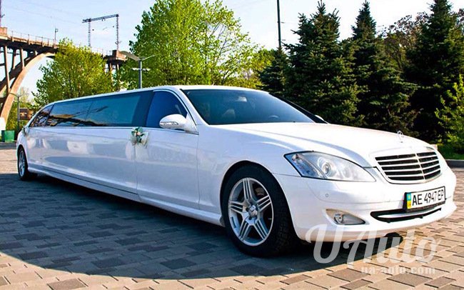 аренда авто Лимузин Mercedes S-Class W221 на свадьбу