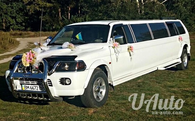 аренда авто Лимузин Mitsubishi Pajero Sport на свадьбу