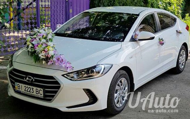 аренда авто Hyundai Elantra New на свадьбу