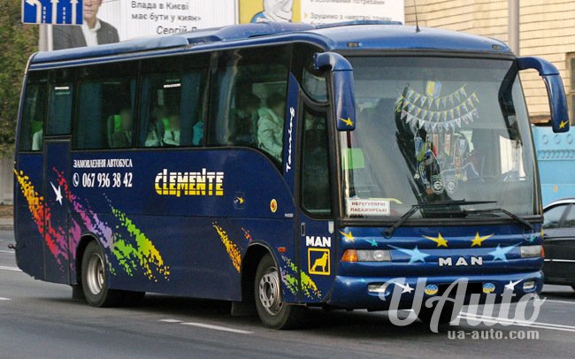 аренда авто Автобус MAN 9.150 в Киеве