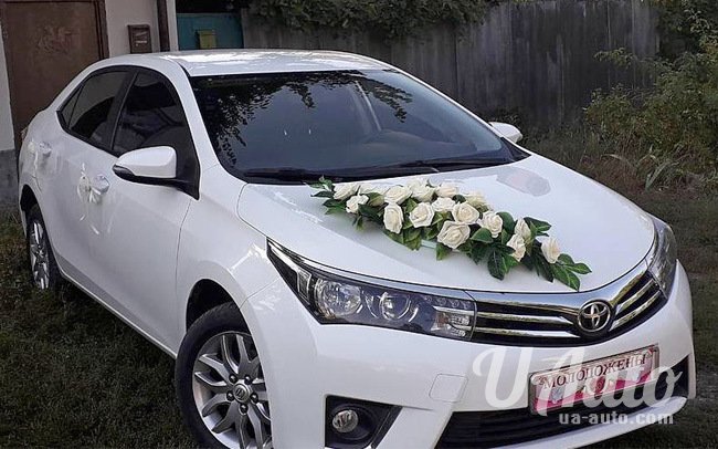 аренда авто Toyota Corolla New на свадьбу
