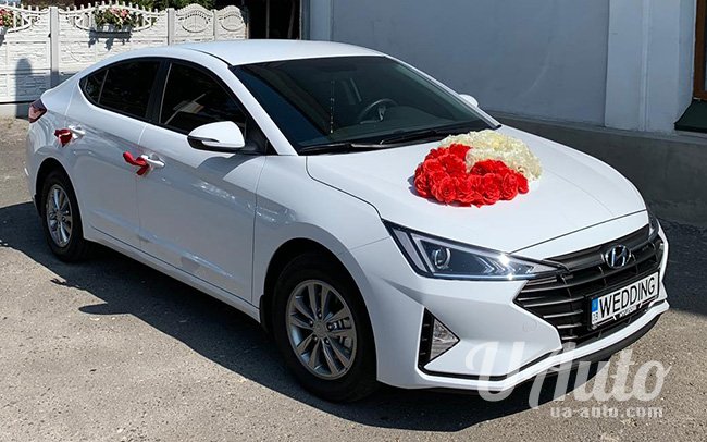 аренда авто Hyundai Elantra 2019 на свадьбу