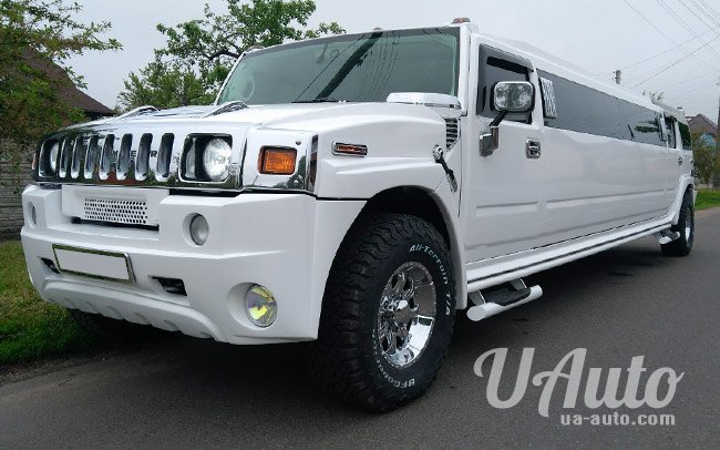 аренда авто Лимузин Hummer H2 Chrome на свадьбу