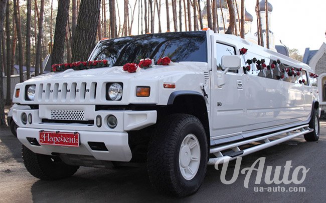 аренда авто Лимузин Hummer H2 на свадьбу