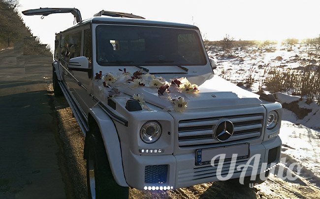 аренда авто Лимузин Mercedes G-Class (Кубик) на свадьбу